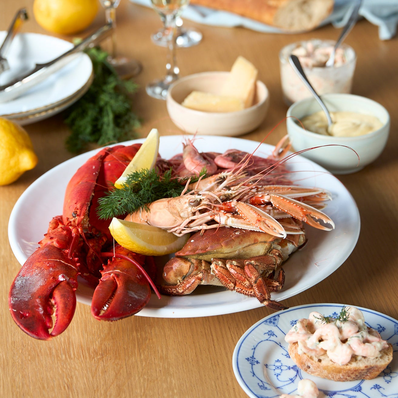 Grand Delis skaldjursplateau